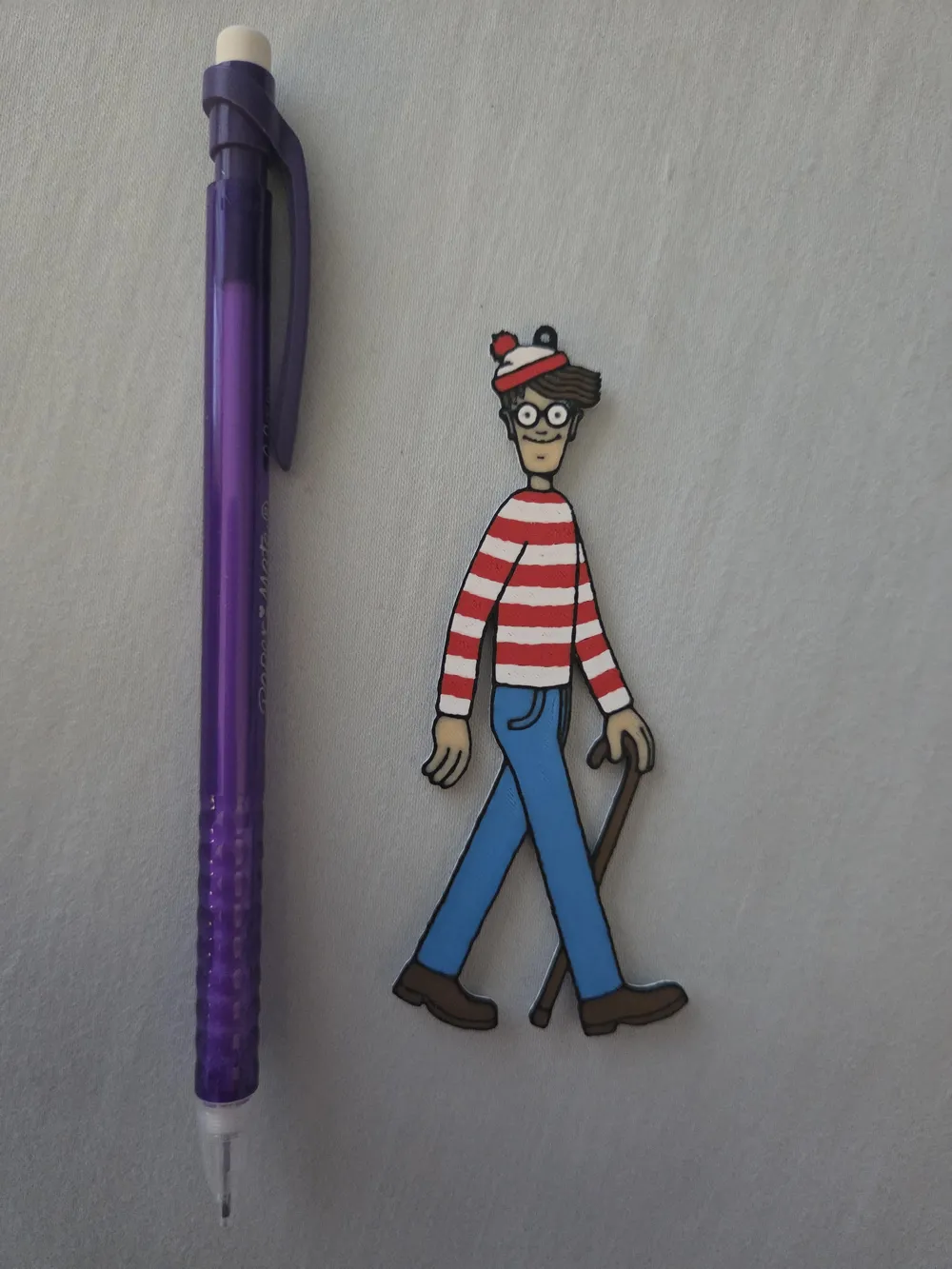 Where's Waldo? Ornament or Keychain 0.2 by i eat filament