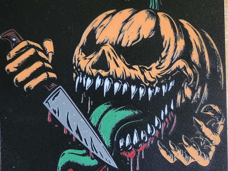 Scary Halloween Pumpkin Lighbox