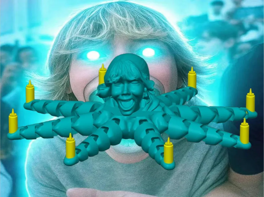 3D-PRIN太郎品 Sixseventopus - the 67 kid but he´s an octopus - Free 3D Print
