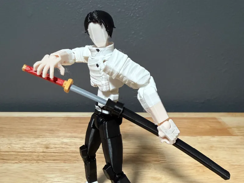 Katana and Sheath for Dummy 13