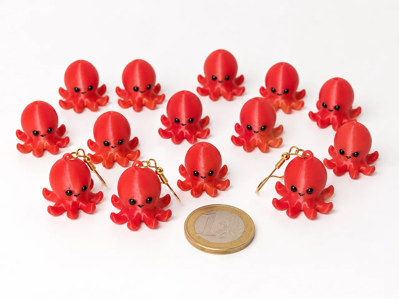 Mini Octopus (and Chibi Octopus Earrings!) view 2