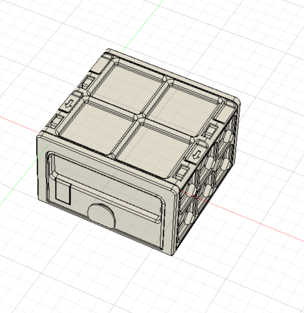 Miniatura 1 do modelo 3D GridFull - more expandable Drawer System 