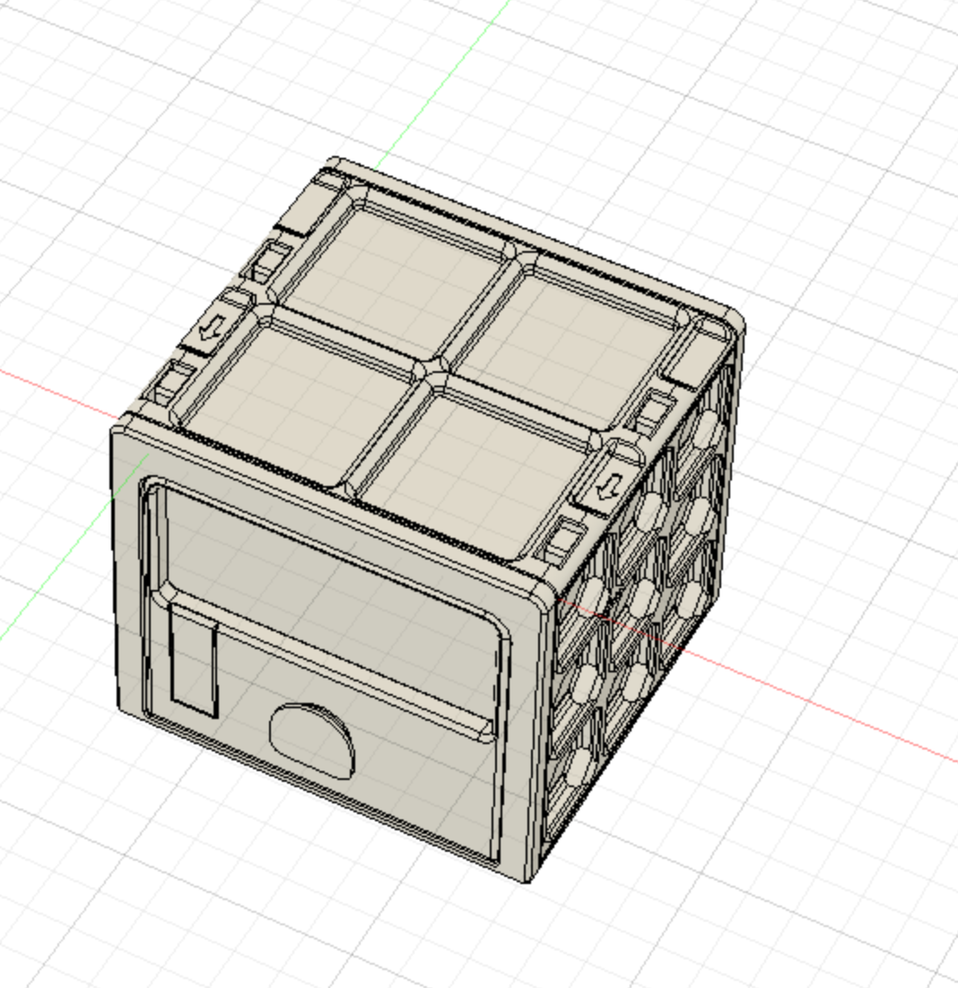 Miniatura 4 do modelo 3D GridFull - more expandable Drawer System 