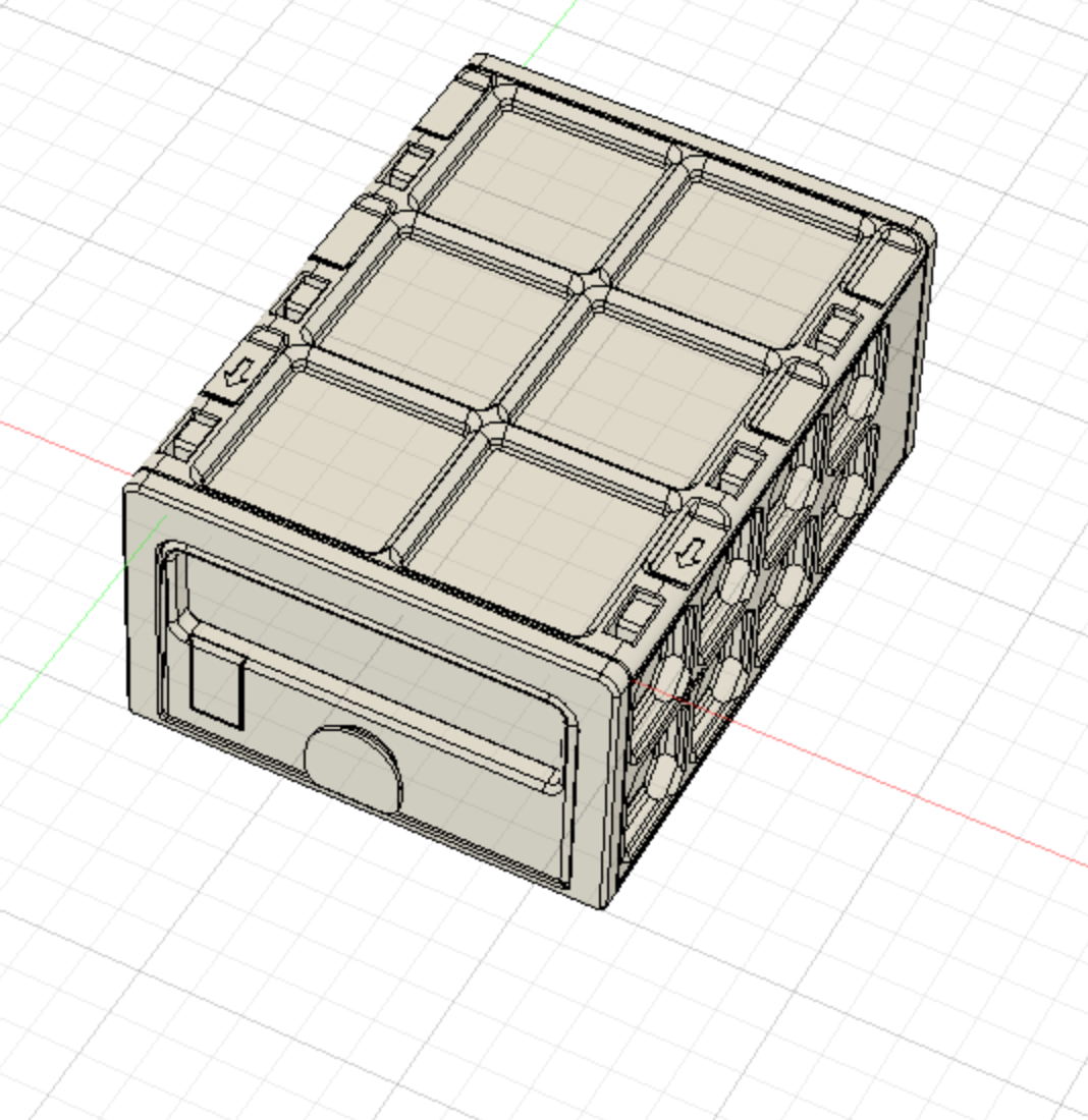 Miniatura 5 do modelo 3D GridFull - more expandable Drawer System 