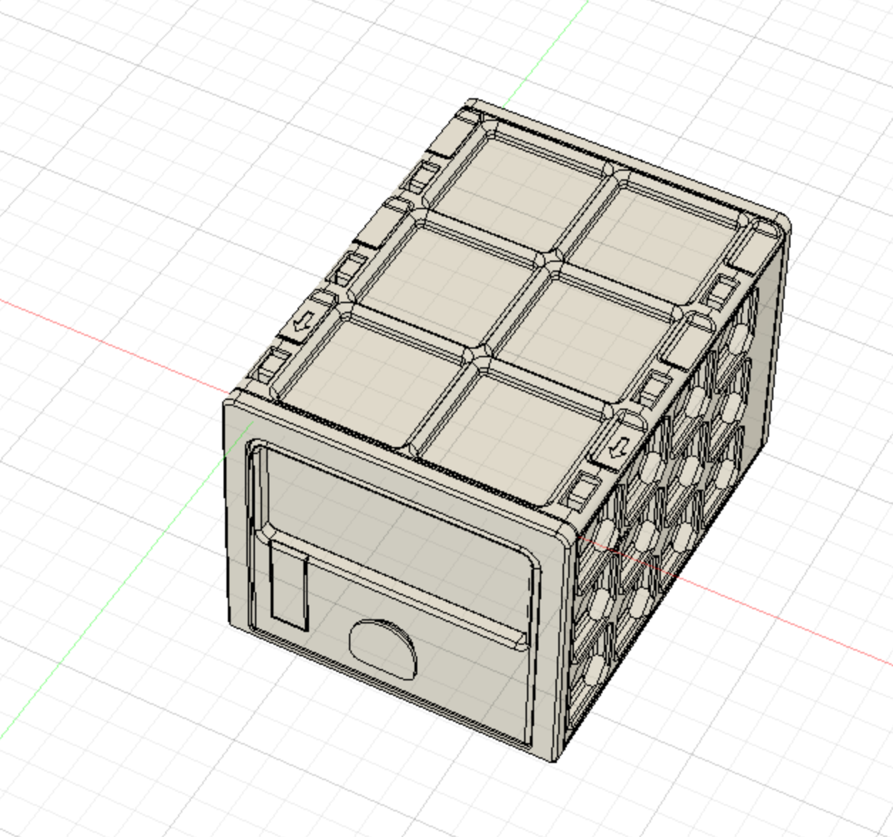 Miniatura 6 do modelo 3D GridFull - more expandable Drawer System 