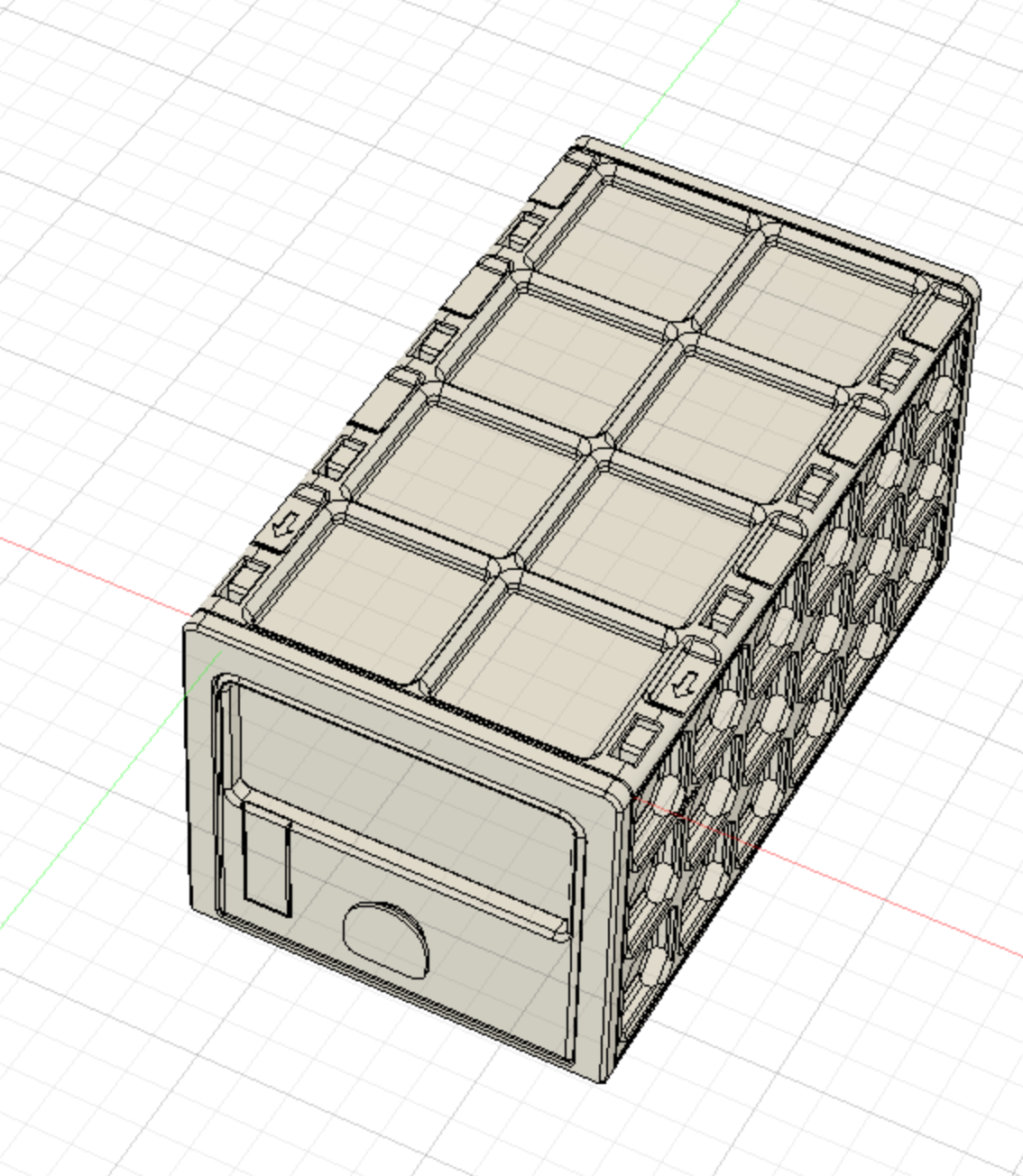 Miniatura 8 do modelo 3D GridFull - more expandable Drawer System 
