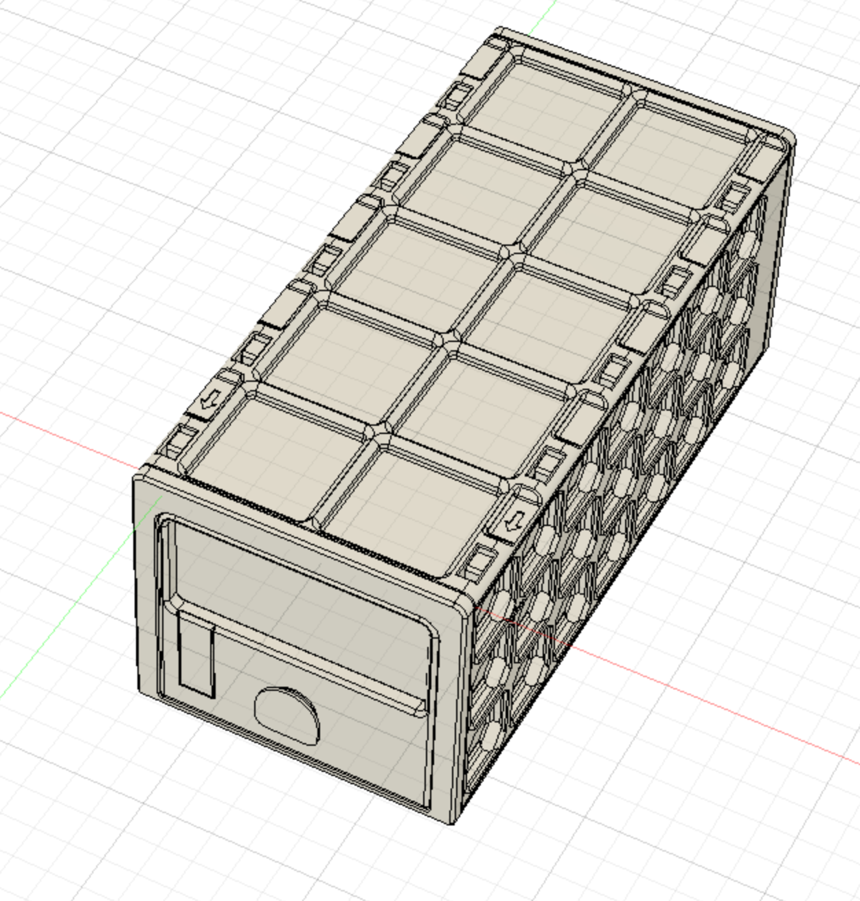 Miniatura 10 do modelo 3D GridFull - more expandable Drawer System 