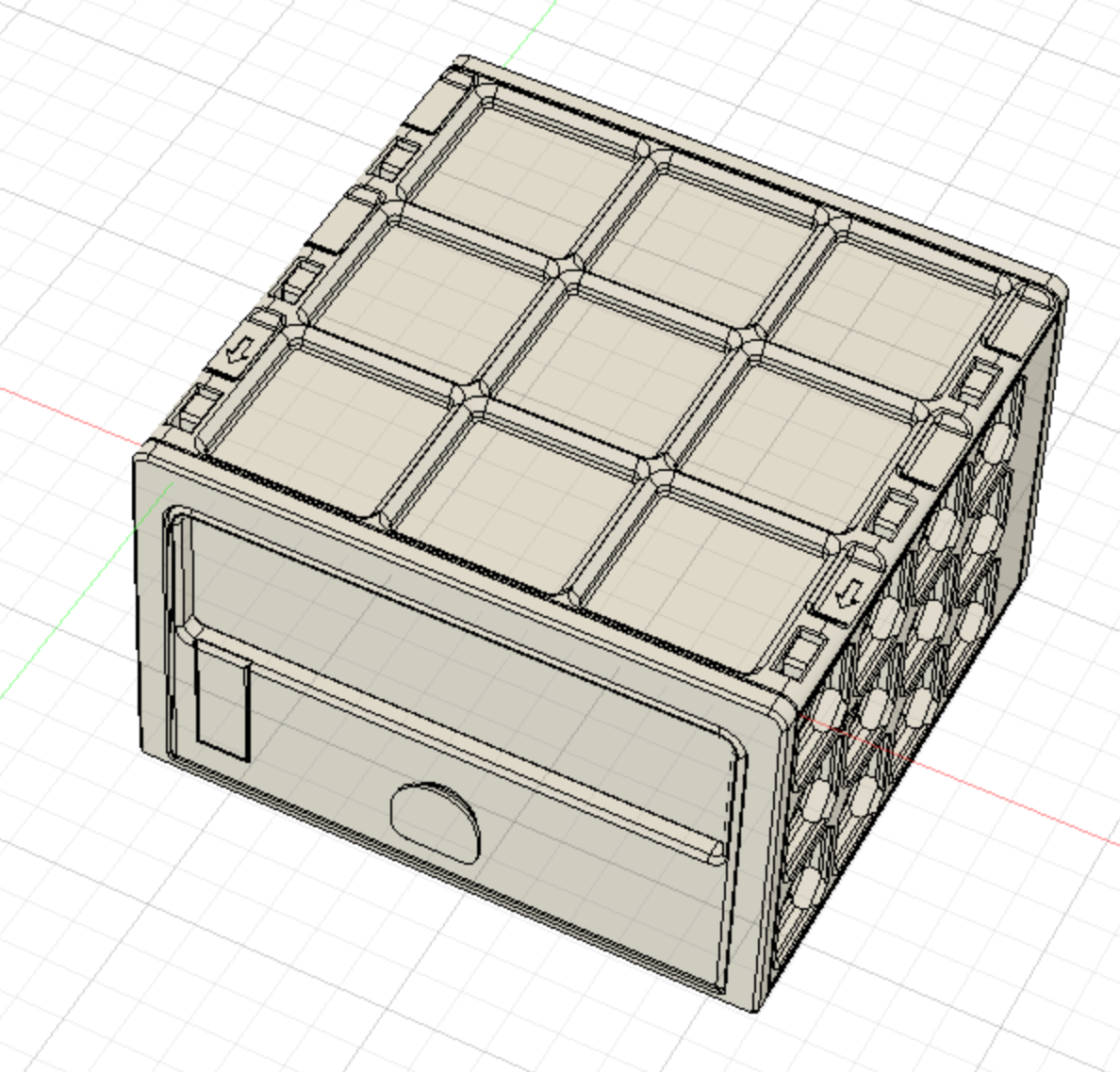 Miniatura 12 do modelo 3D GridFull - more expandable Drawer System 