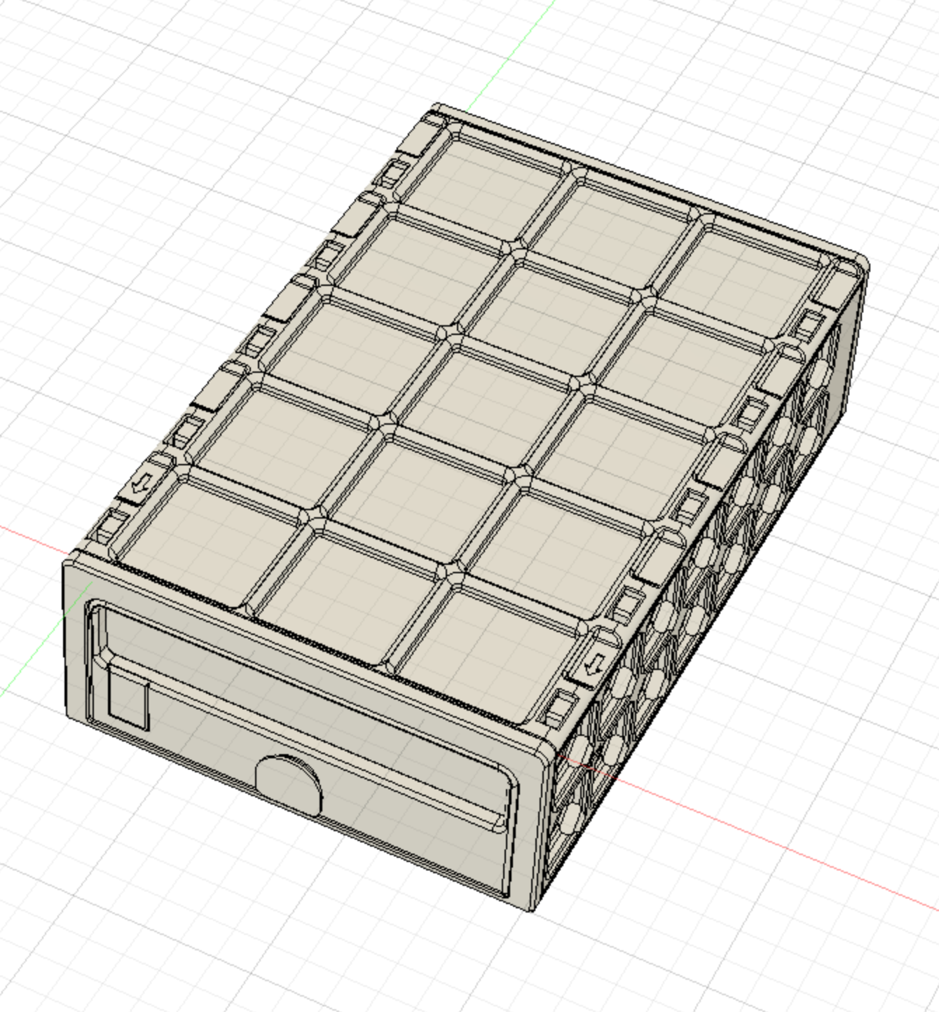 Miniatura 15 do modelo 3D GridFull - more expandable Drawer System 