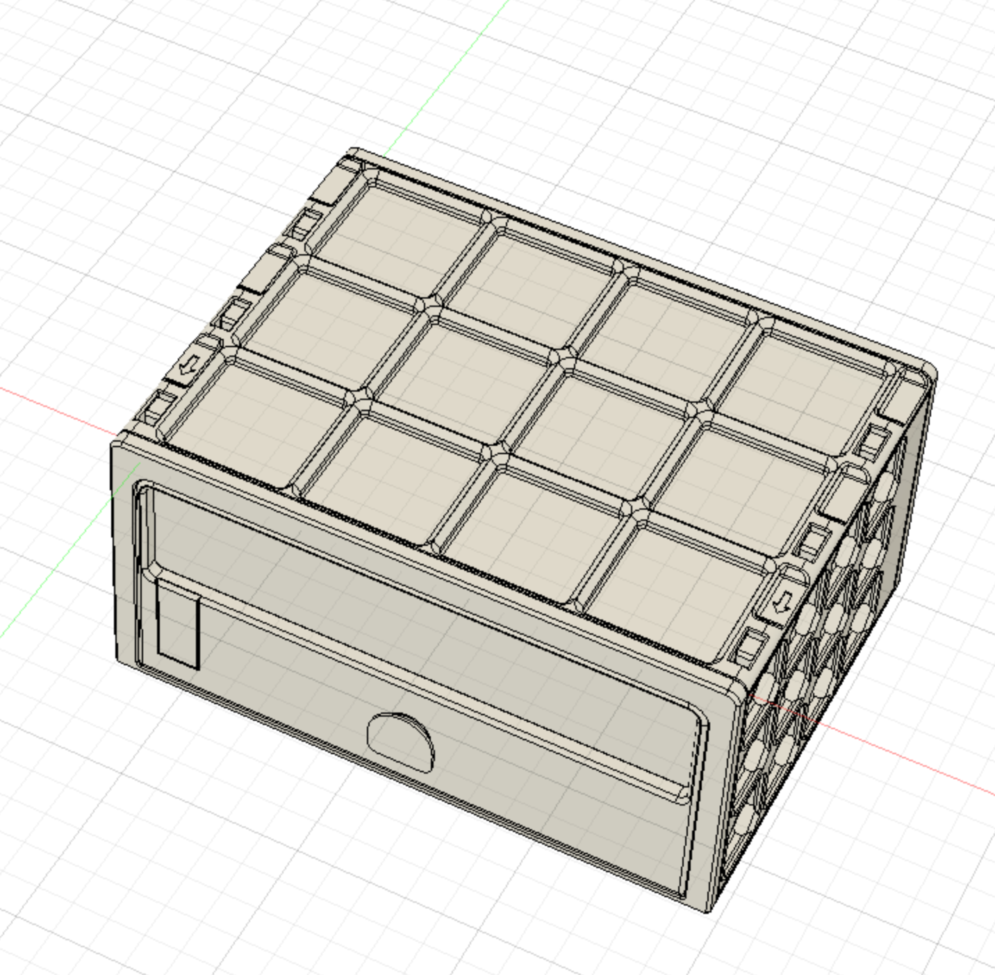 Miniatura 18 do modelo 3D GridFull - more expandable Drawer System 
