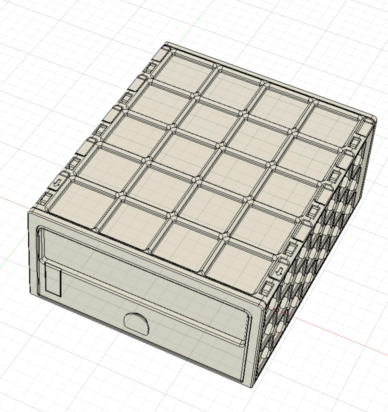 Miniatura 23 do modelo 3D GridFull - more expandable Drawer System 