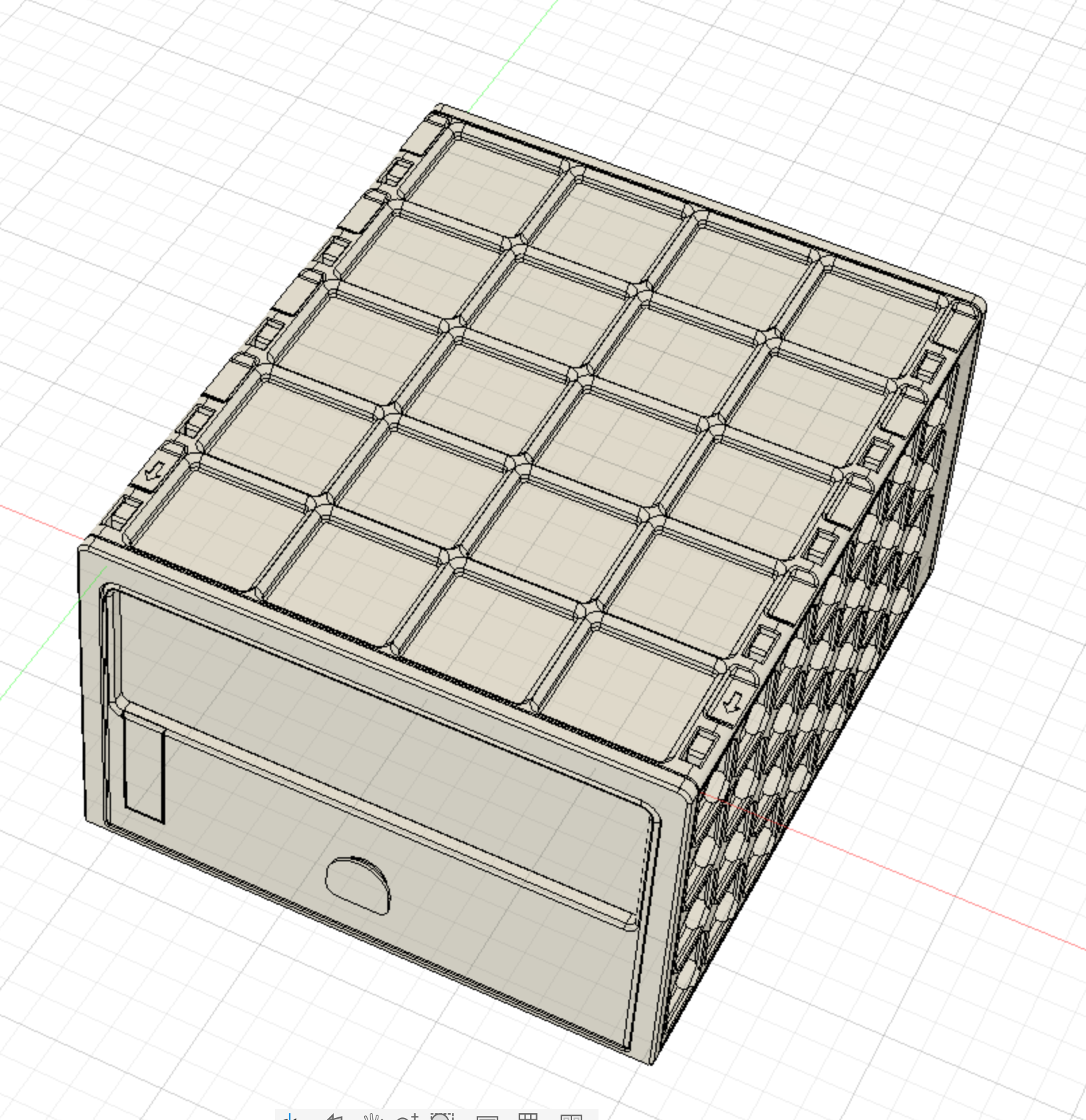 Miniatura 24 do modelo 3D GridFull - more expandable Drawer System 