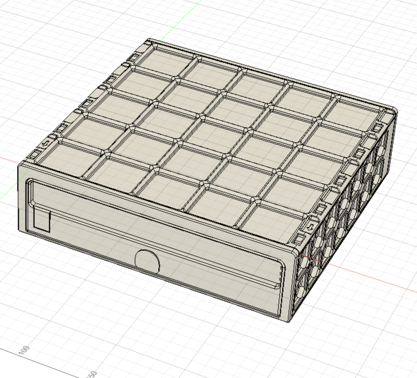 Miniatura 28 do modelo 3D GridFull - more expandable Drawer System 