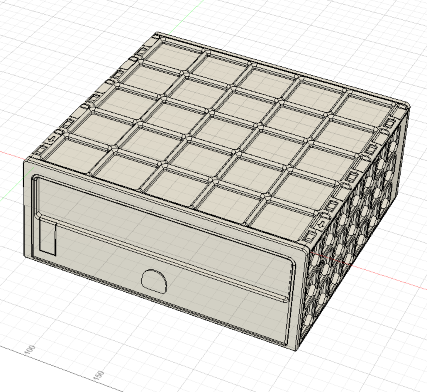 Miniatura 29 do modelo 3D GridFull - more expandable Drawer System 