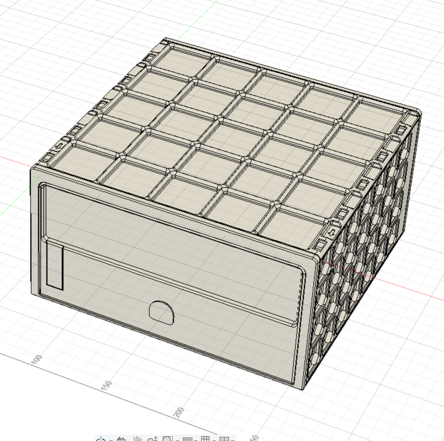 Miniatura 30 do modelo 3D GridFull - more expandable Drawer System 