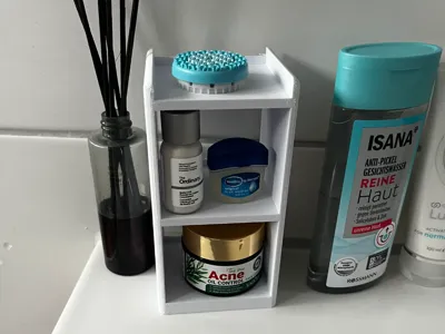 Mini bathroom shelf