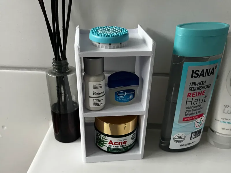 Mini bathroom shelf