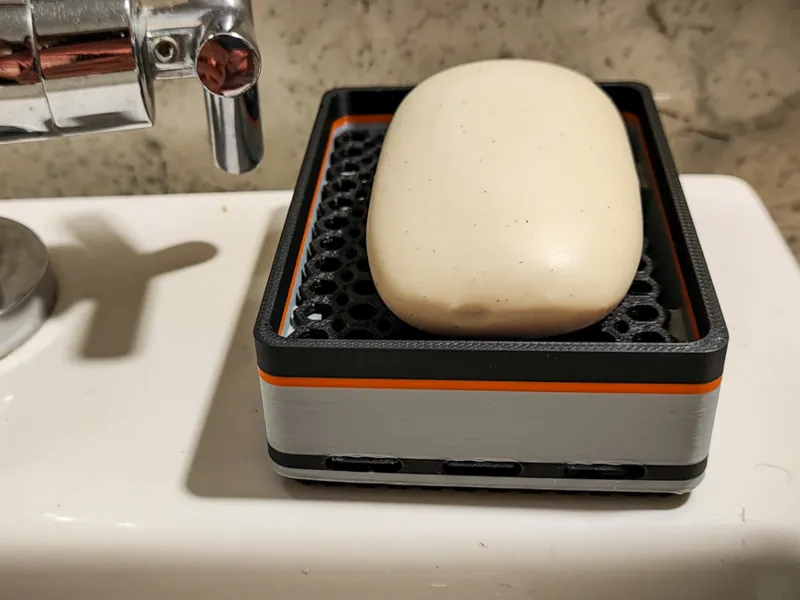 Soap Box with Mesh Bed Floating and Quick-Drying