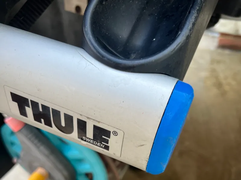 Thule tow bar bike rack end stop