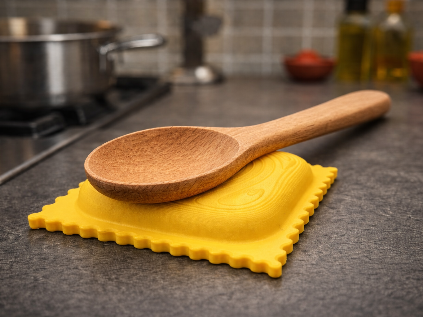 raviolo poggia mestolo-posate