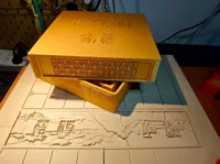 棋子底座，棋盘，和收纳盒底座