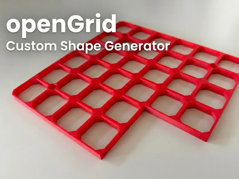 openGrid - Custom Shape Generator with any cutout