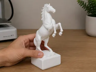 3D Imperial Horse Trophy