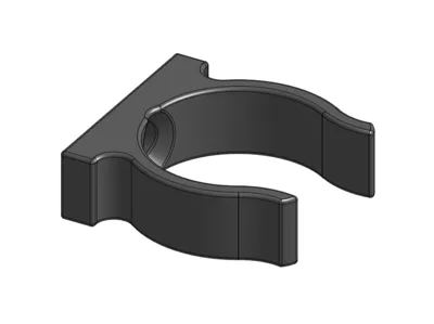 25mm Broom/Handle Clip - 4mm Screw