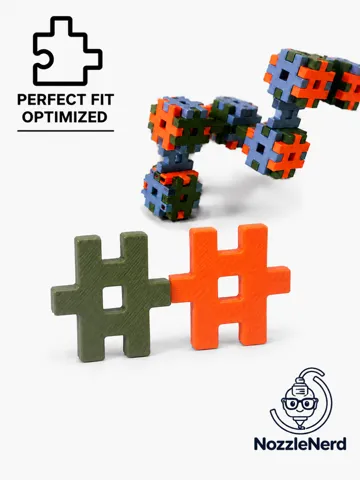 Modelo para impresión 3D: Plus-Plus Blocks – Perfect Fit — vista de referencia 2