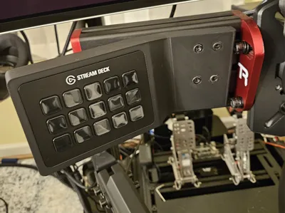 Mountable holder for the Stream Deck Mk.2 