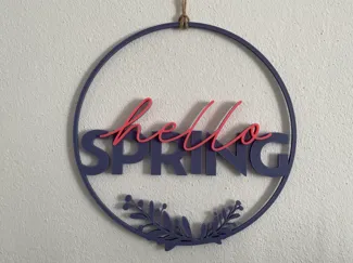 Dekoring Hello Spring