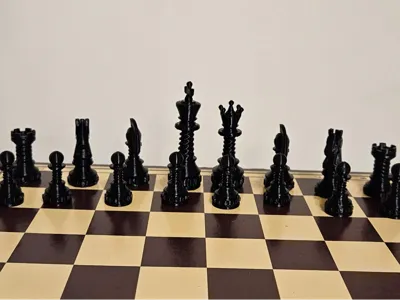Chess pieces for an engineer