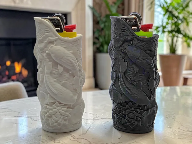 Harmonious Fish Bic Sleeve