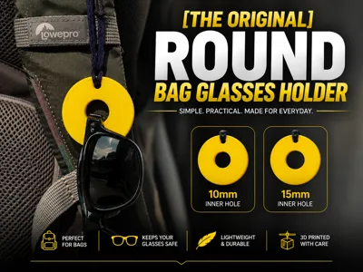 [THE ORIGINAL] Round Bag Glasses Holder