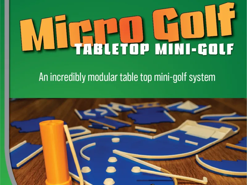 Micro-Golf A tabletop mini-golf system