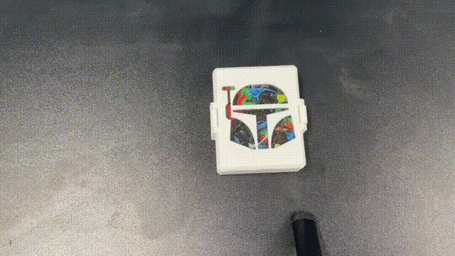 Small Mandalorian poop box-print in place &1 piece