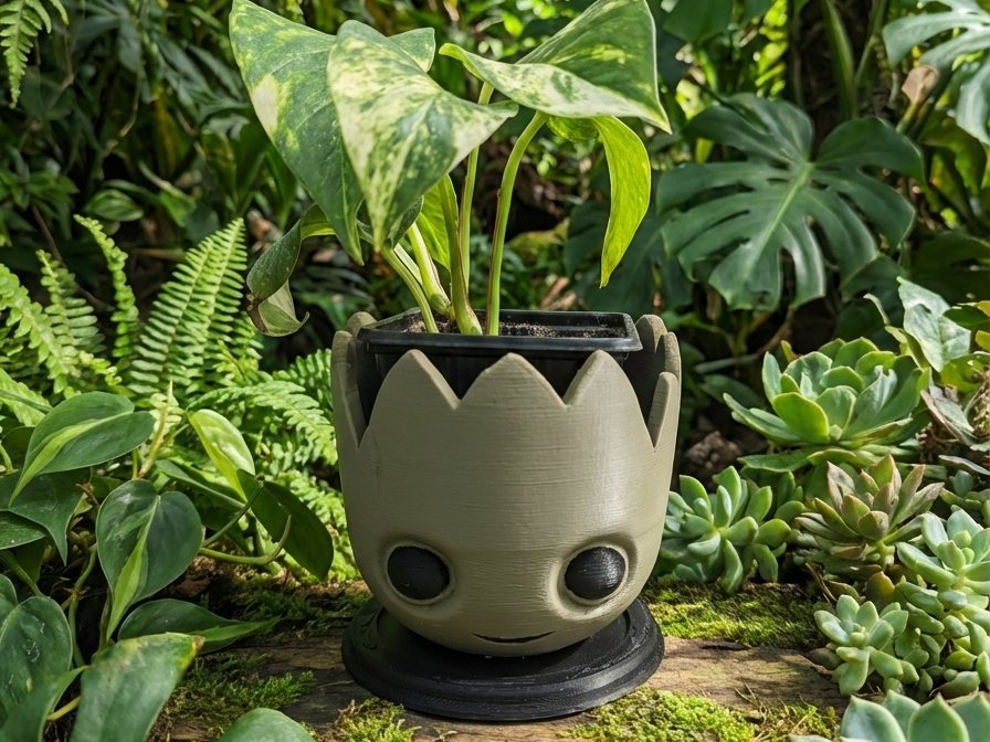 Baby Groot Planter - Cute Succulent Pot