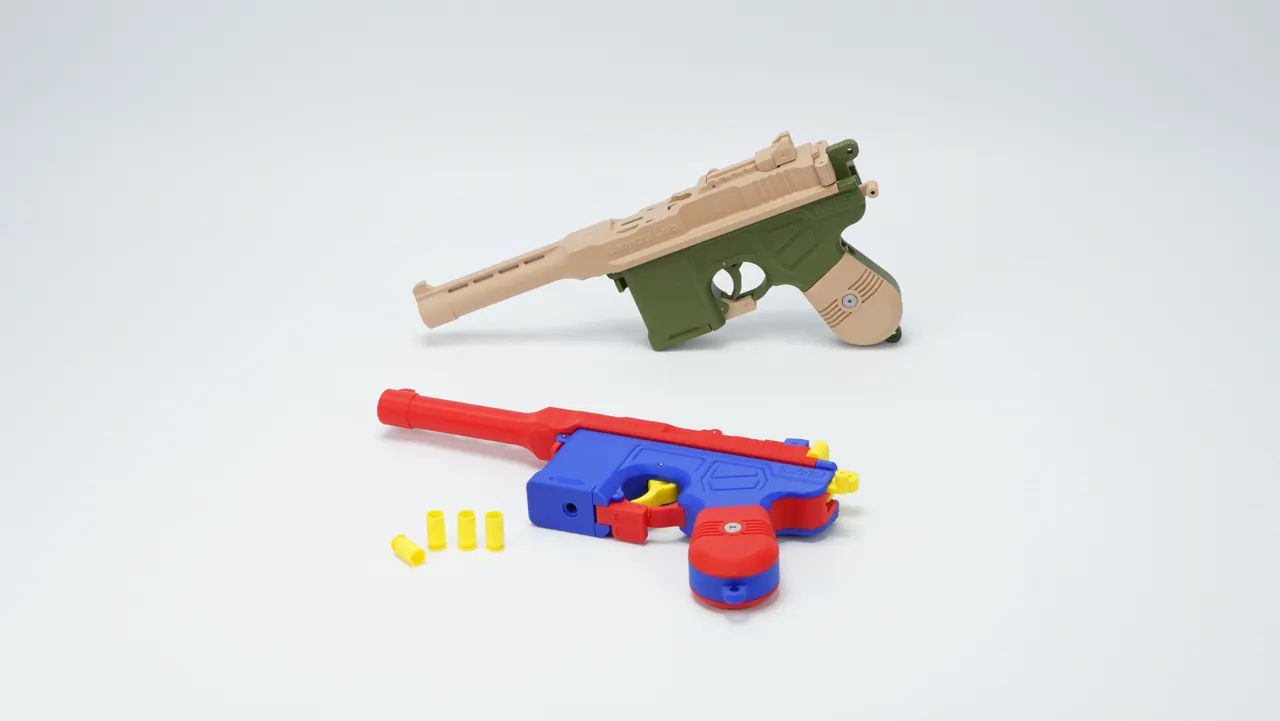 Toy Shooter (MT-9,semi_auto+blowback toy shooter) view 3