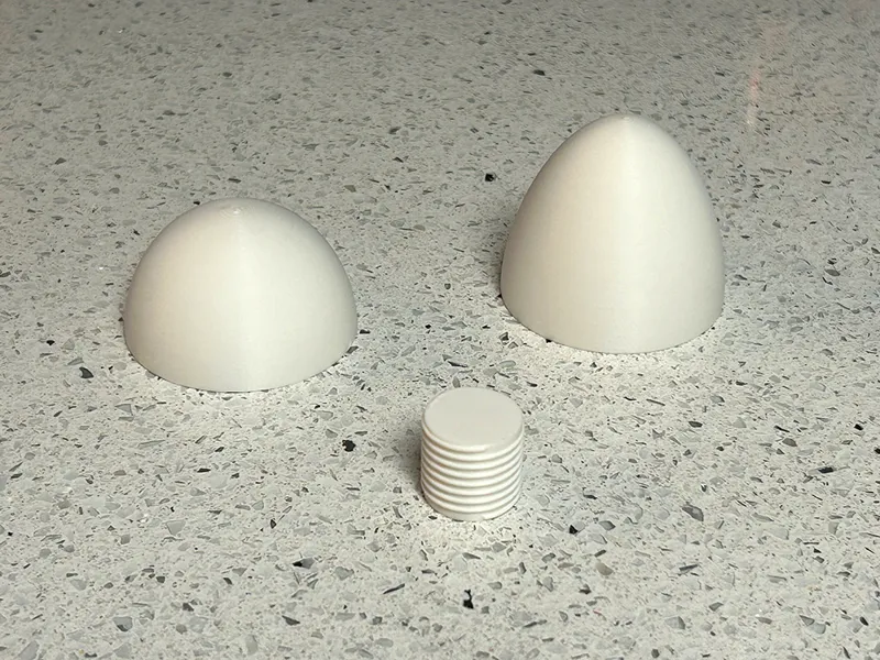 Solid Egg (80mm) with Screw (No Supports)