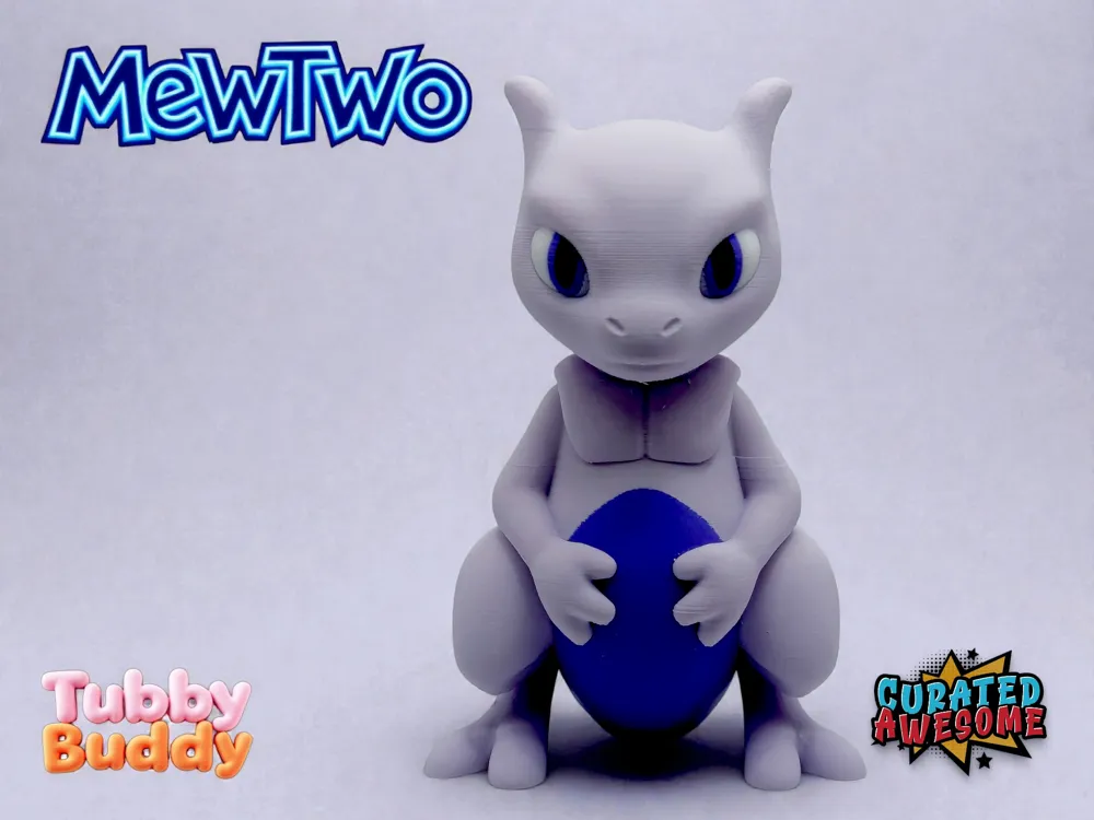 Cute Mewtwo - Free 3D Print Model - MakerWorld