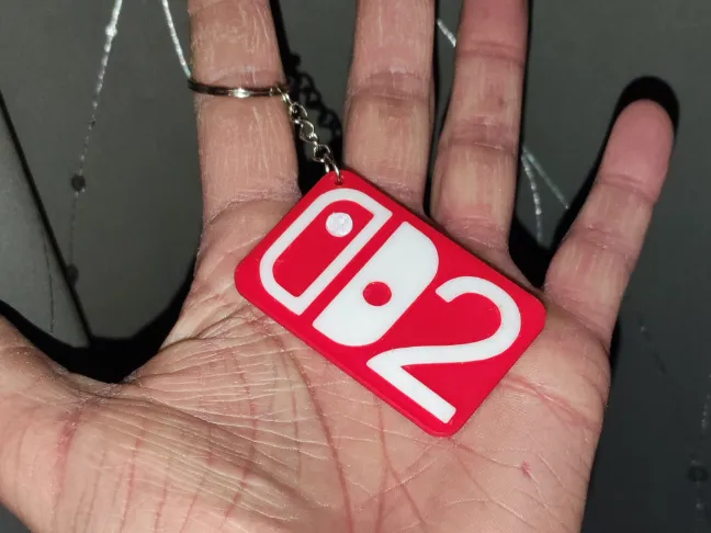 Nintendo Switch 2 Keychain Logo