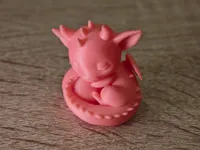Petit dragon chibi endormi — photo 2