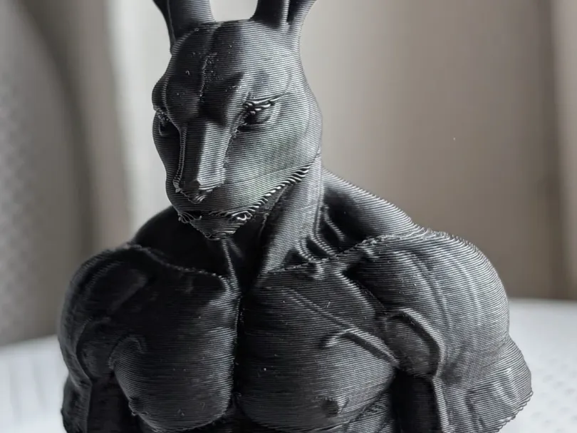 muscular rabbit - Free 3D Print Model - MakerWorld