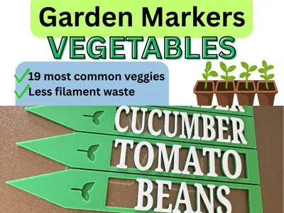 Garden Markers - Vegetables