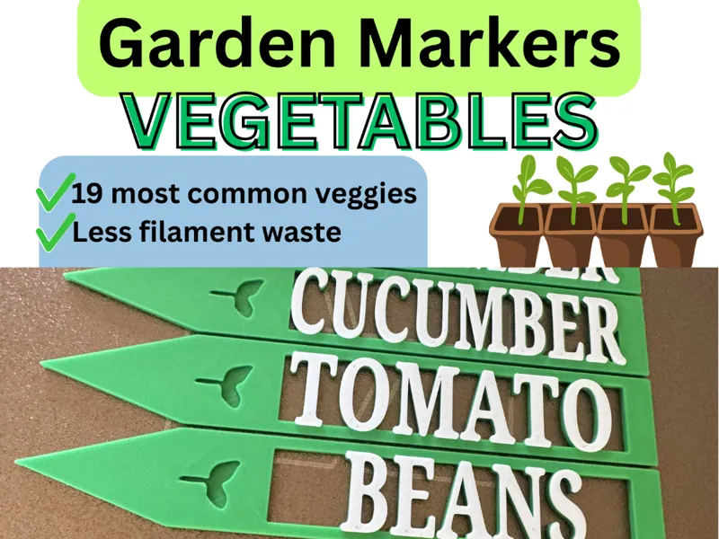 Garden Markers - Vegetables