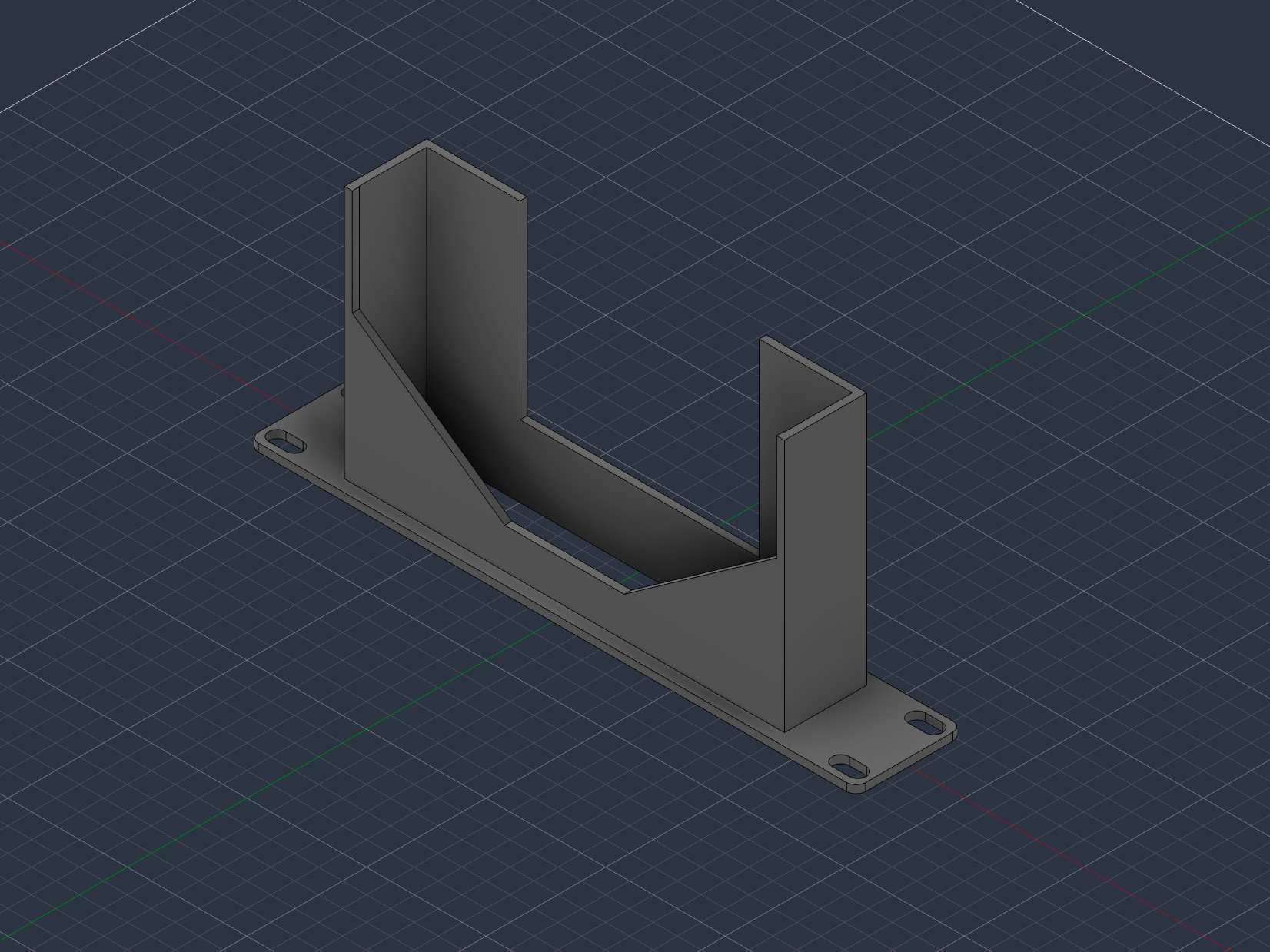 UGreen switch 10 inch rack 3D model