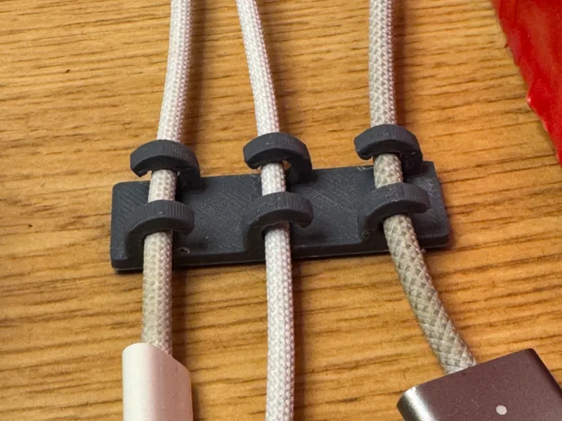 Charging Cable Holder for Desk