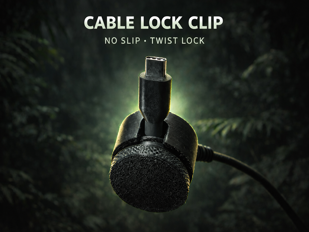 Locking Cable Clamp – Wall & Ceiling Clip