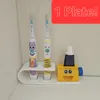 Dual Toothbrush Holder + Toothpaste Squeezer (By Object)