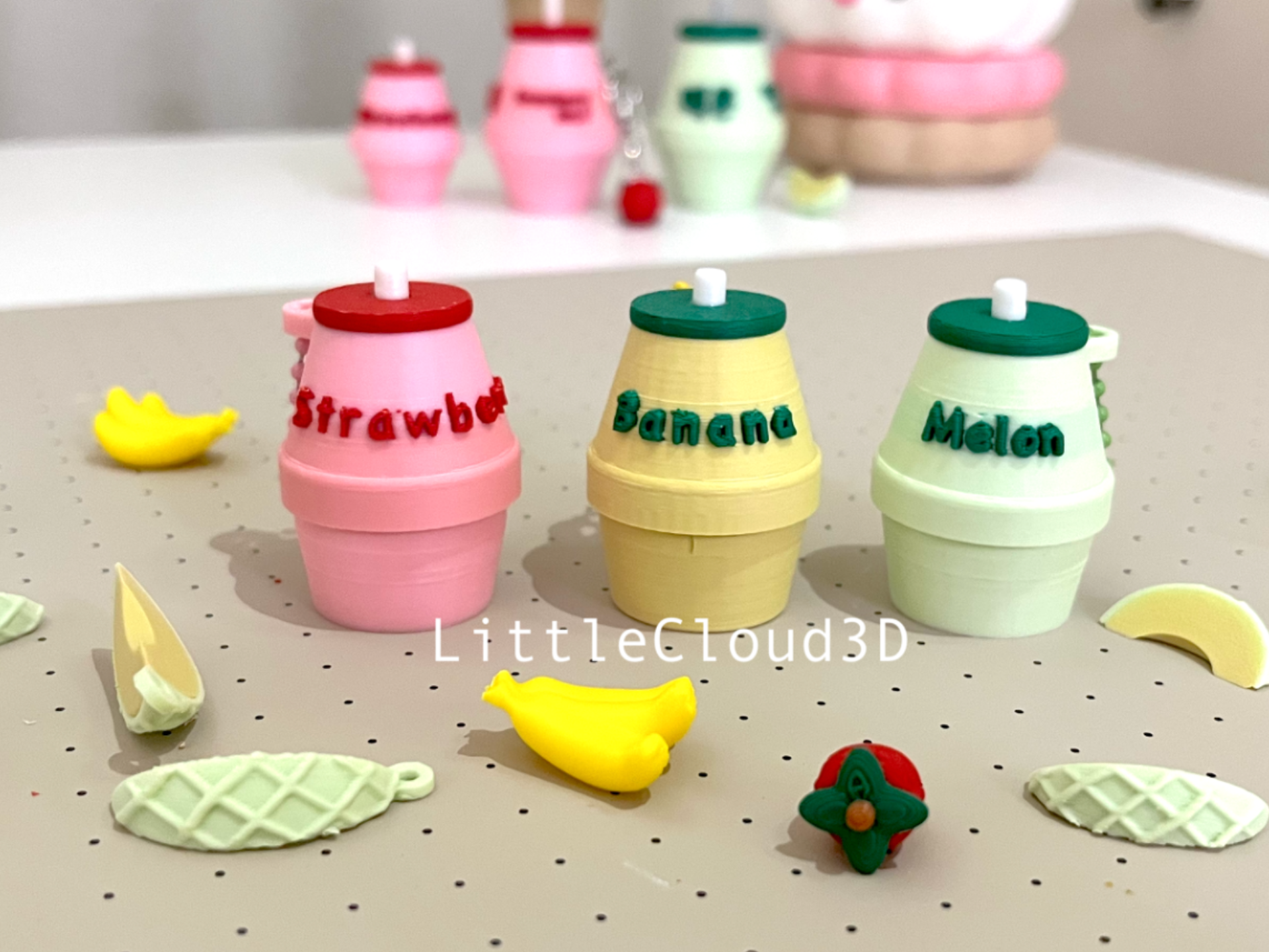 Mini Flavored Milk Clicker | Banana Milk